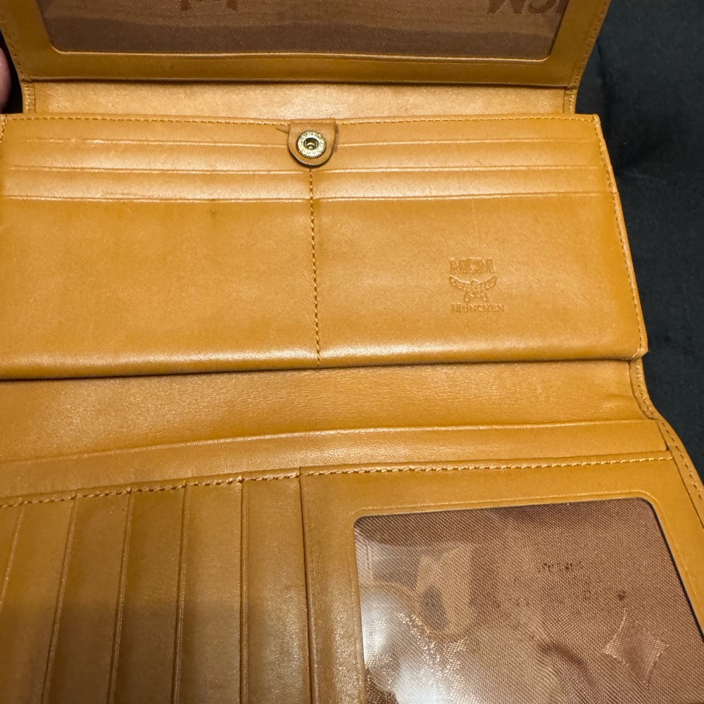 MCM Tan and Orange Wallet - Picture 8 of 8